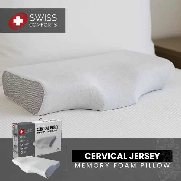 The Cervical Jersey Memory Foam Pillow