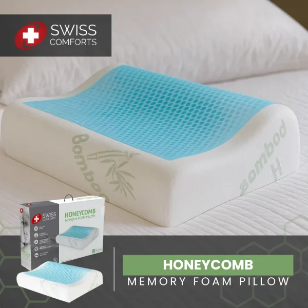 The Honeycomb Gel Memory Foam Pillow