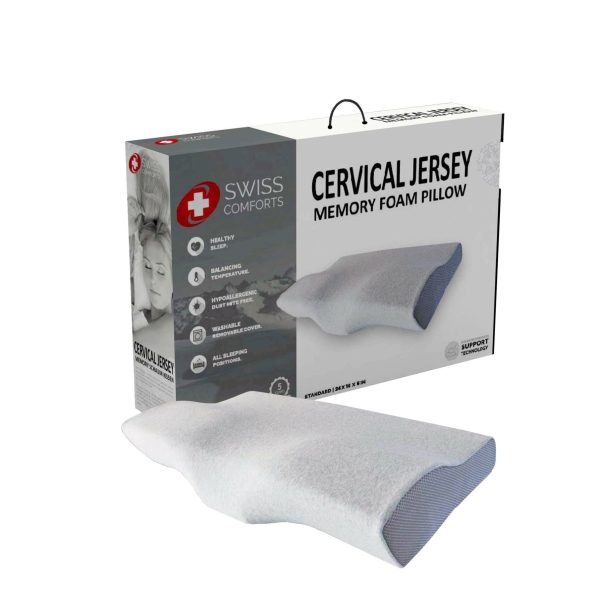 The Cervical Jersey Memory Foam Pillow
