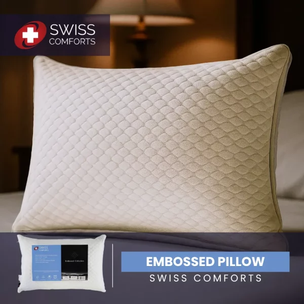 Swiss Comforts Embossed Pillow