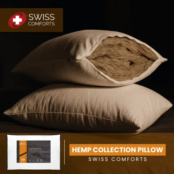 Swiss Comforts Hemp Collection Pillow