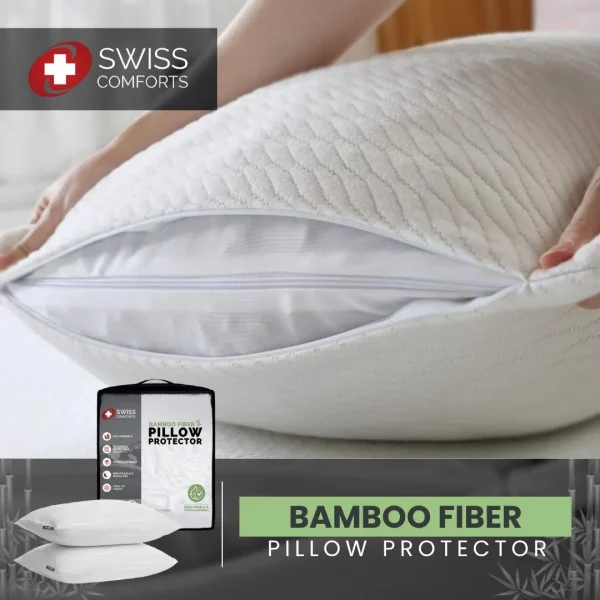 Bamboo Fiber Pillow Protector