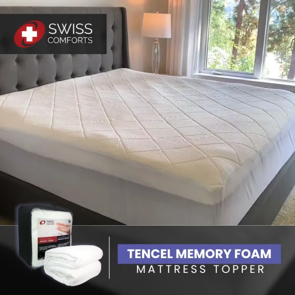 Tencel Memory Foam Mattress Topper
